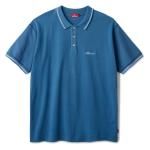 <img class='new_mark_img1' src='https://img.shop-pro.jp/img/new/icons5.gif' style='border:none;display:inline;margin:0px;padding:0px;width:auto;' />HELLRAZOR Script Logo Polo Shirt - Jade Blue