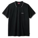 <img class='new_mark_img1' src='https://img.shop-pro.jp/img/new/icons5.gif' style='border:none;display:inline;margin:0px;padding:0px;width:auto;' />HELLRAZOR Script Logo Polo Shirt - Black