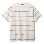 <img class='new_mark_img1' src='https://img.shop-pro.jp/img/new/icons5.gif' style='border:none;display:inline;margin:0px;padding:0px;width:auto;' />HELLRAZOR Block Logo Pin Striped Shirt -White