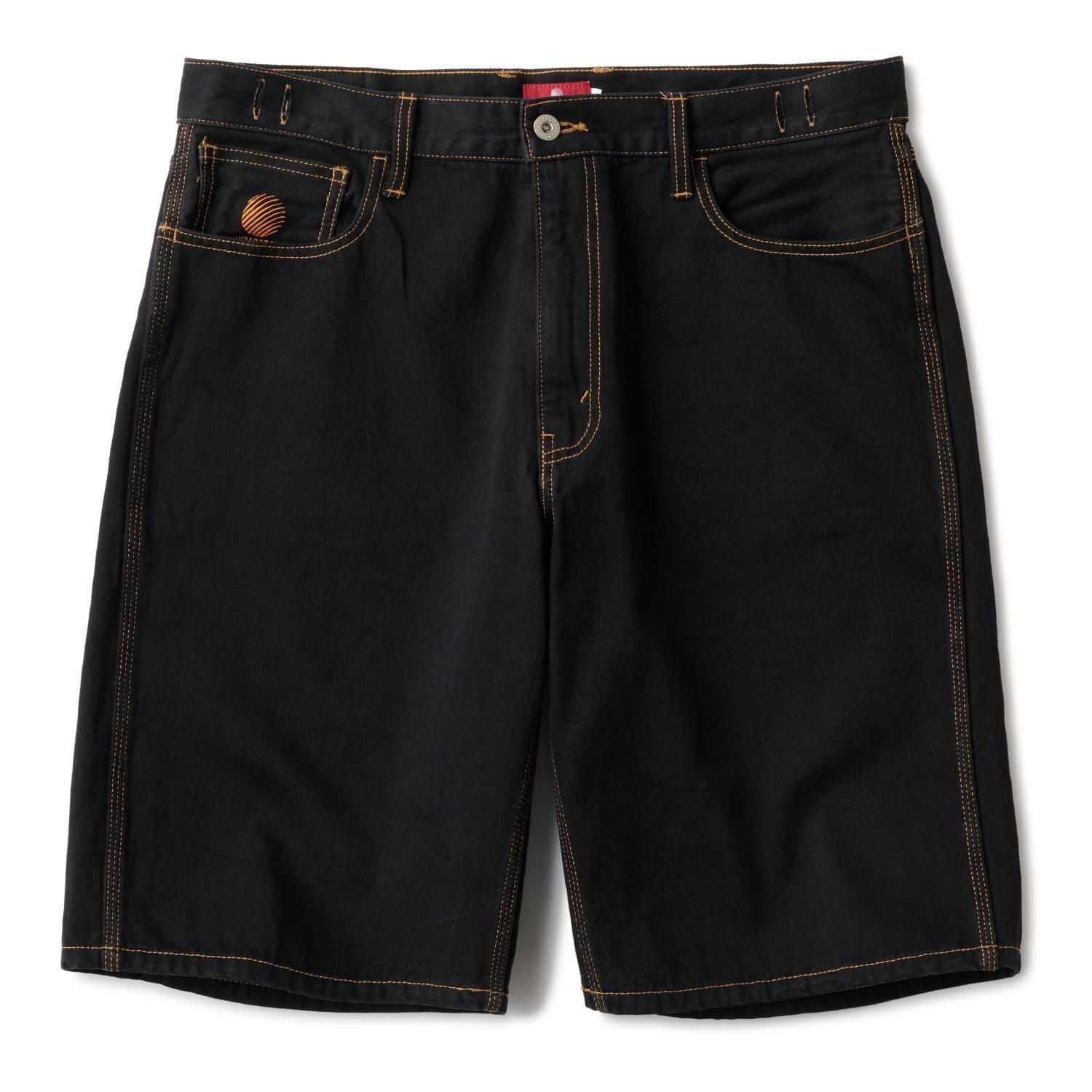宅配便配送 One - Shorts Denim Baggie HELLRAZOR Wash Waveystore - Black パンツ
