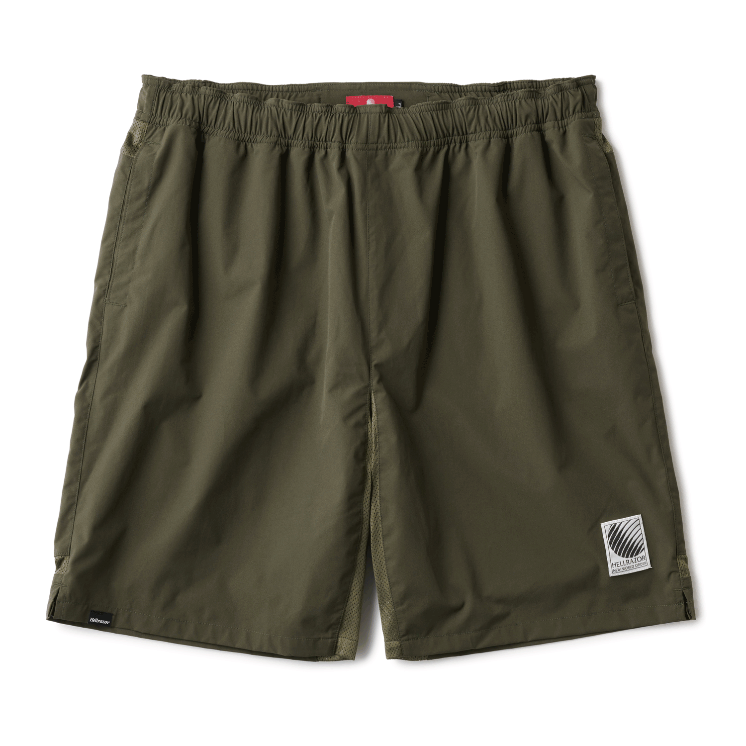 HELLRAZOR Air Nylon Shorts - Olive - Waveystore HELLRAZOR Air Nylon Shorts - Olive - Waveystore