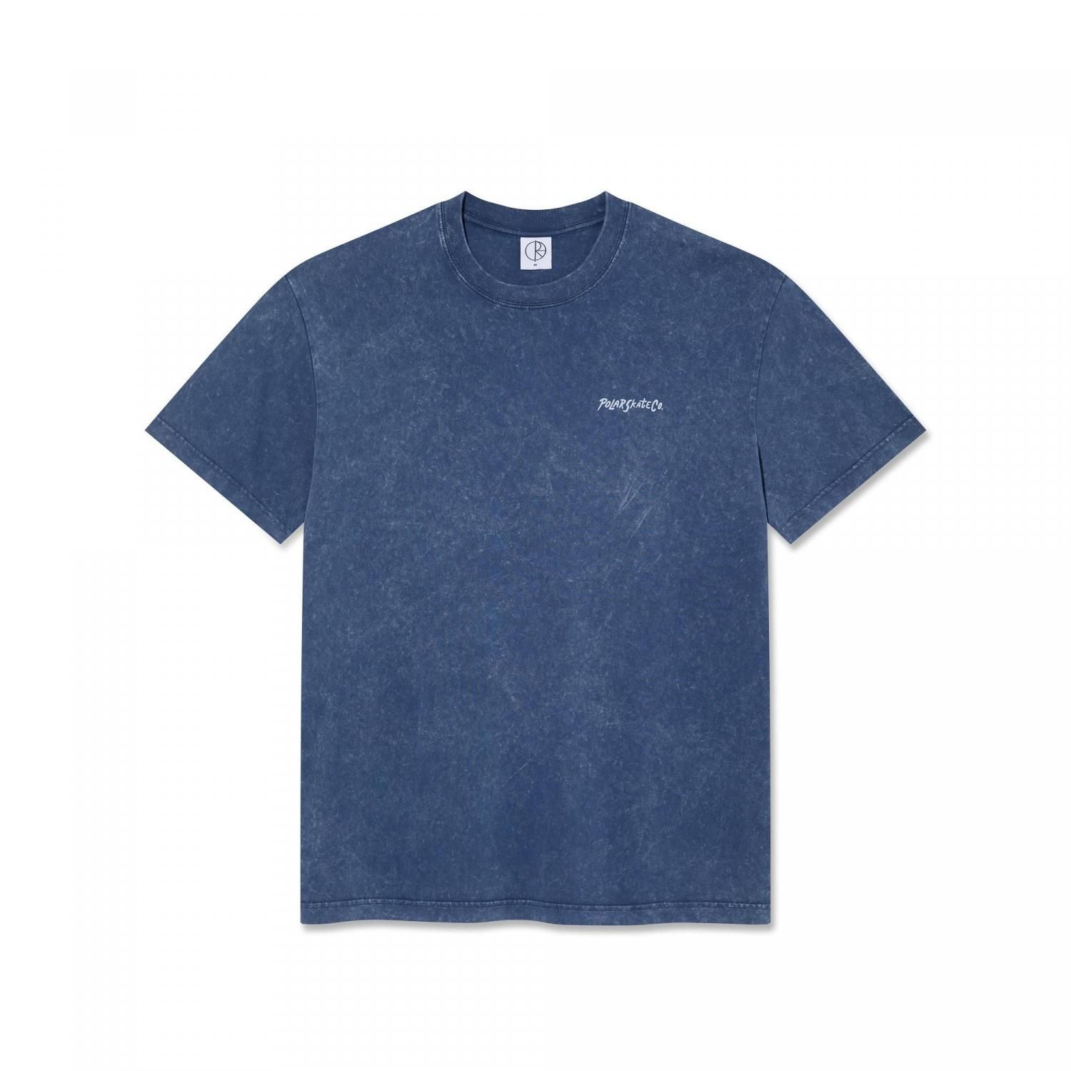 POLAR SKATE CO . Acid Tee Surf Logo - Dark Blue - Waveystore