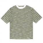 WHIMSY Slub Knit Border Tee - Green