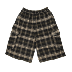 <img class='new_mark_img1' src='https://img.shop-pro.jp/img/new/icons5.gif' style='border:none;display:inline;margin:0px;padding:0px;width:auto;' />YARDSALE Shoreline Plaid Shorts - Black/Grey