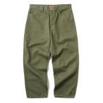 <img class='new_mark_img1' src='https://img.shop-pro.jp/img/new/icons59.gif' style='border:none;display:inline;margin:0px;padding:0px;width:auto;' />HELLRAZOR Baggie Denim Pants - Mos Green