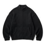 <img class='new_mark_img1' src='https://img.shop-pro.jp/img/new/icons5.gif' style='border:none;display:inline;margin:0px;padding:0px;width:auto;' />HELLRAZOR Logo Full Zip Knit - Black