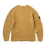 <img class='new_mark_img1' src='https://img.shop-pro.jp/img/new/icons5.gif' style='border:none;display:inline;margin:0px;padding:0px;width:auto;' />HELLRAZOR Big Rib Crew Knit - Coyote