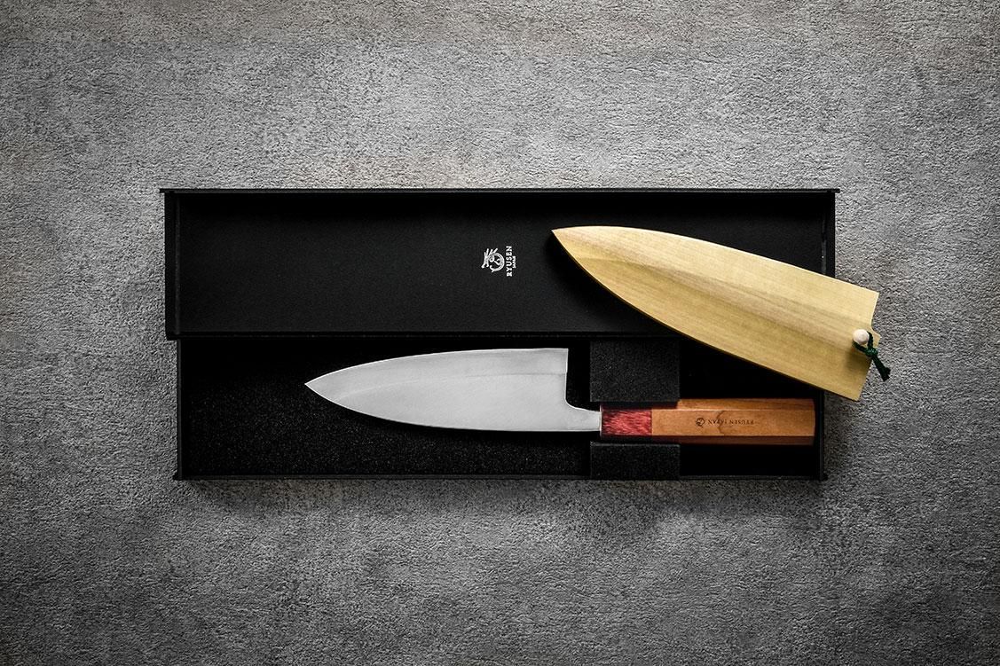 和包丁 出刃150mm チェリー八角【木サヤ付き】 - 龍泉刃物 公式