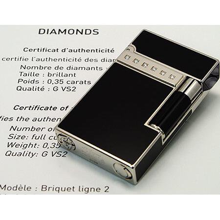 デュポン ライター 限定品　ライン2 （LIGNE2） 2007　ダイヤモンド・コレクション 16478 ｜ ファイアリーショップ
