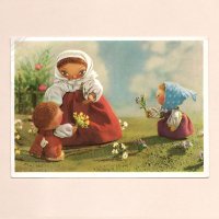 イジー・トゥルンカのポストカード ＜お母さんと子供たち・B＞