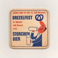 ドイツ ヴィンテージビアコースター<STORCHEN BIER>