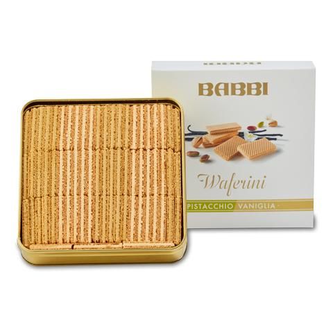 ワッフェリーニ 190g ピスタチオ バニラ Babbi Online Store ワッフェリーニ 190g ピスタチオ バニラ Babbi Online Store
