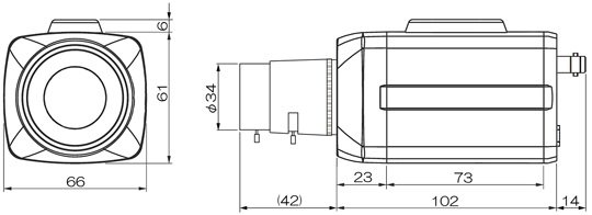 MTC-B124AHD マザーツール フルハイビジョン高画質BOX型AHDカメラ