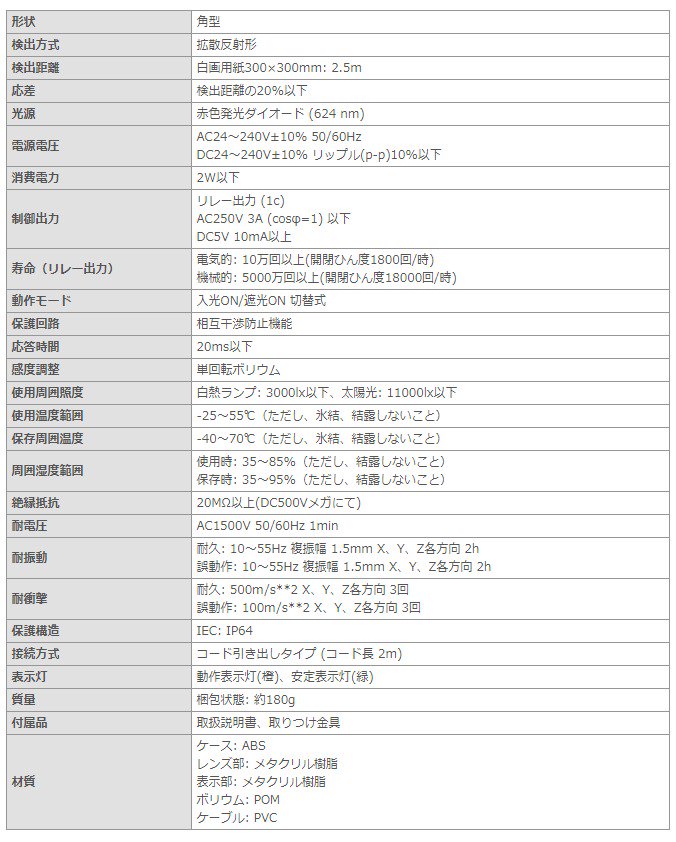 E3JK-DR11-C 2M オムロン 光電センサ