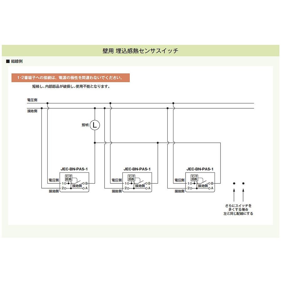 JEC-BN-PAS-1 PW 神保電器 神保電器 J-WIDEスリムシリーズ