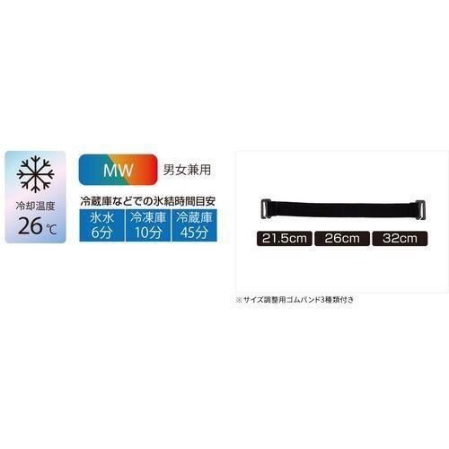 氷耳 YAMASHIN iceG ステルス4 涼感ネックリング ブルー Lサイズ