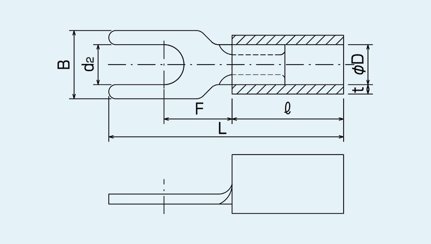 V1.25-YAS4 冨士端子工業 圧着端子