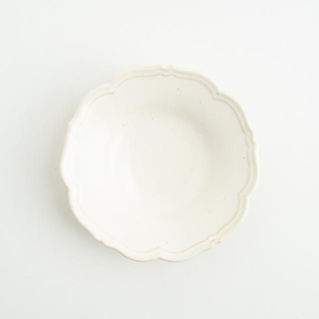 【60％OFF】 輪花皿S アワビウェア ware Awabi 白磁｜陶器 器 うつわ 作家物 食器