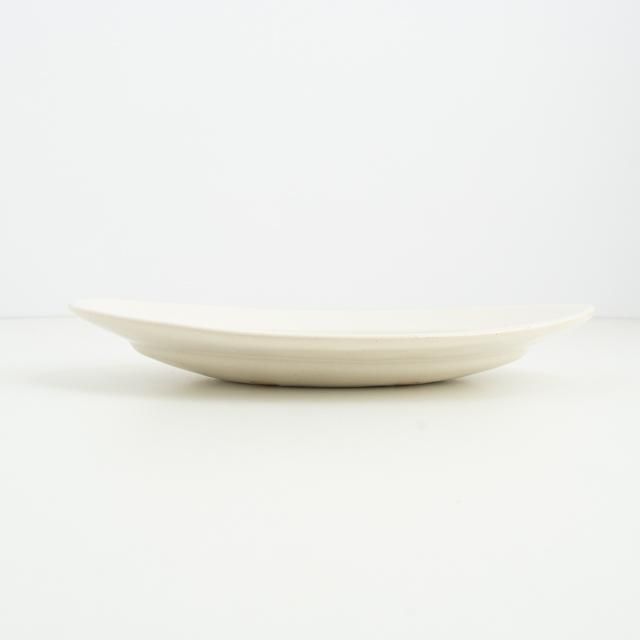 Awabi ware アワビウェア オーバル皿M 白磁｜陶器 作家物 うつわ