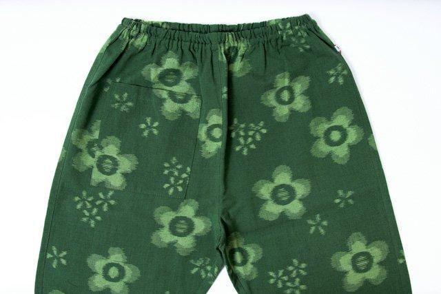 うなぎの寝床　もんぺ　ハナガラ　グリーン うなぎの寝床 もんぺ ハナガラ グリーン うなぎの寝床 もんぺ ハナガラ