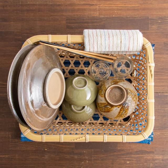 石田淳 茶碗かご 小 福岡 ｜FRANK暮らしの道具