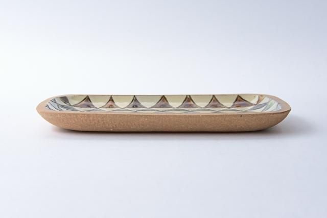 高畑伸也 一翠窯 角皿小9 やちむん 沖縄 陶器 作家物 和食器