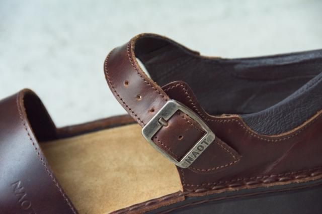 Naot Olga 赤 36 NAOT OLGA オルガ ストラップシューズ Buffalo Leather（赤茶