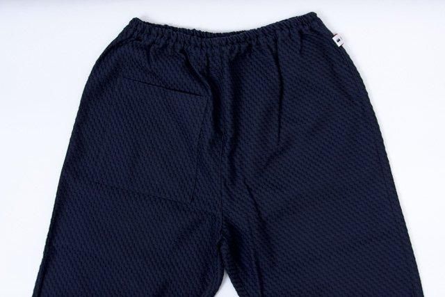 うなぎの寝床 コラボもんぺ 刺し子花織 紺紺｜FRANK暮らしの道具