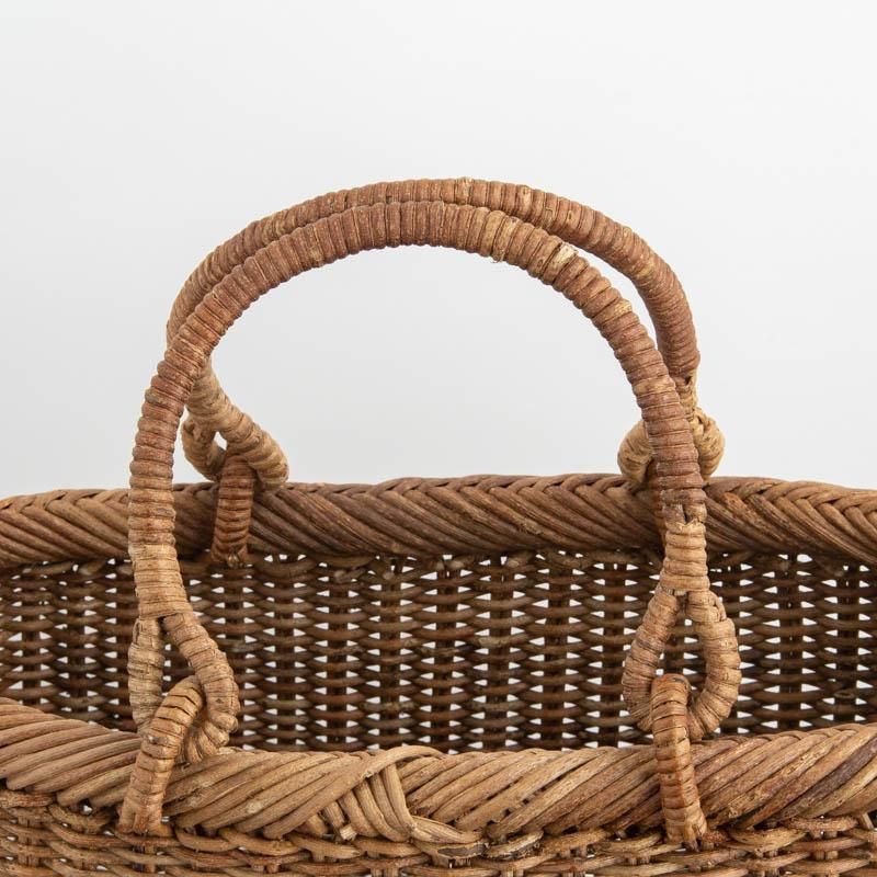 あけびバスケット 別注】屋根付きあけびバスケット 編みショルダー付き／宮本工芸
