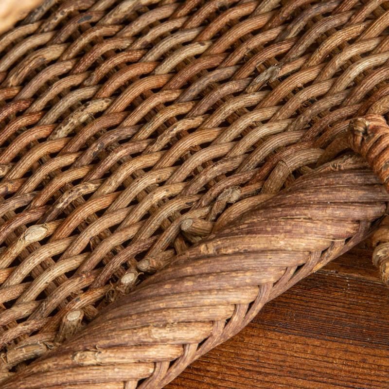 あけび かごバッグ 09 赤棒 小判並編み 中｜国産 夏や冬のコーデ