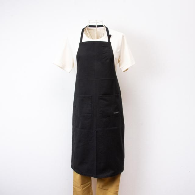 NAPRON エプロン 帆布生地 黒 NP-AP05 4POCKET CANVAS FULL