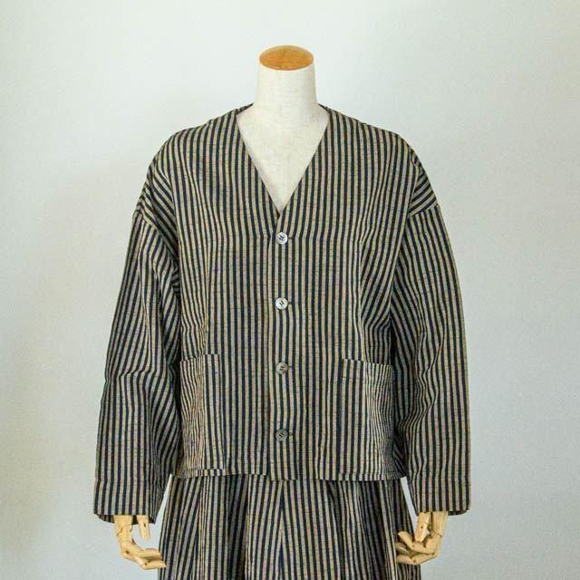YAMMA 】リネンカッターシャツ LCA-SH ヤンマ産業 | le feuillage