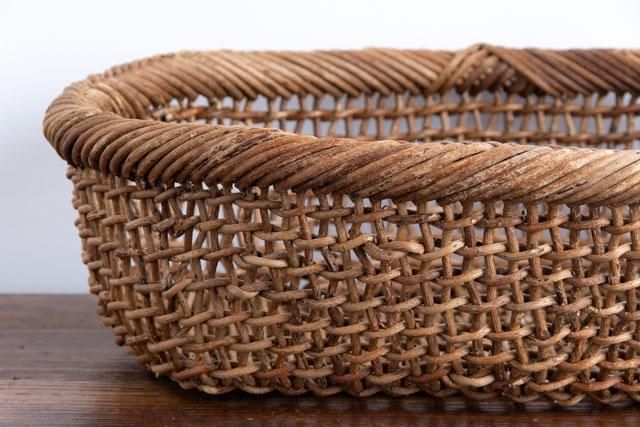 アンティーク　籠　アケビ あけび籠 B