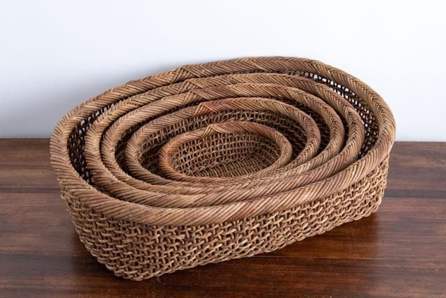 アンティーク　籠　アケビ あけび 蓋付き籠 | 古雑貨,籠 バスケット | R-select