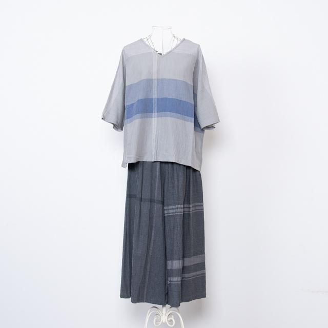 tamaki niime 玉木新雌 fuwa-T HALF SLEEVES 0 Ｖ首 12 tamaki niime 玉木新雌 fuwa-T HALF SLEEVES 0 V首 12