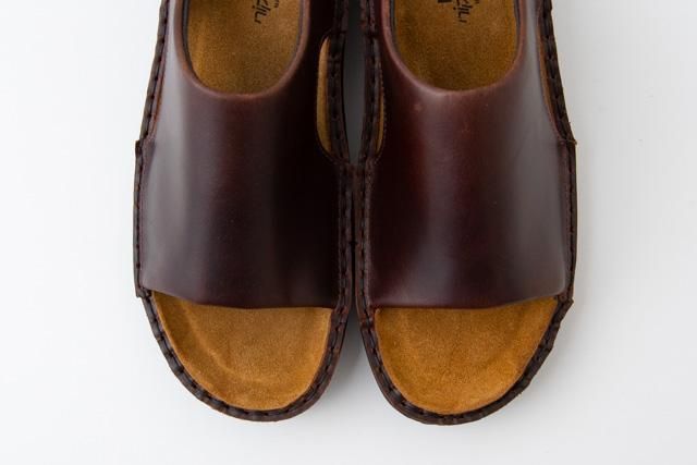 NAOT ナオト CECILIA シシリア サンダル Buffalo Leather（赤茶