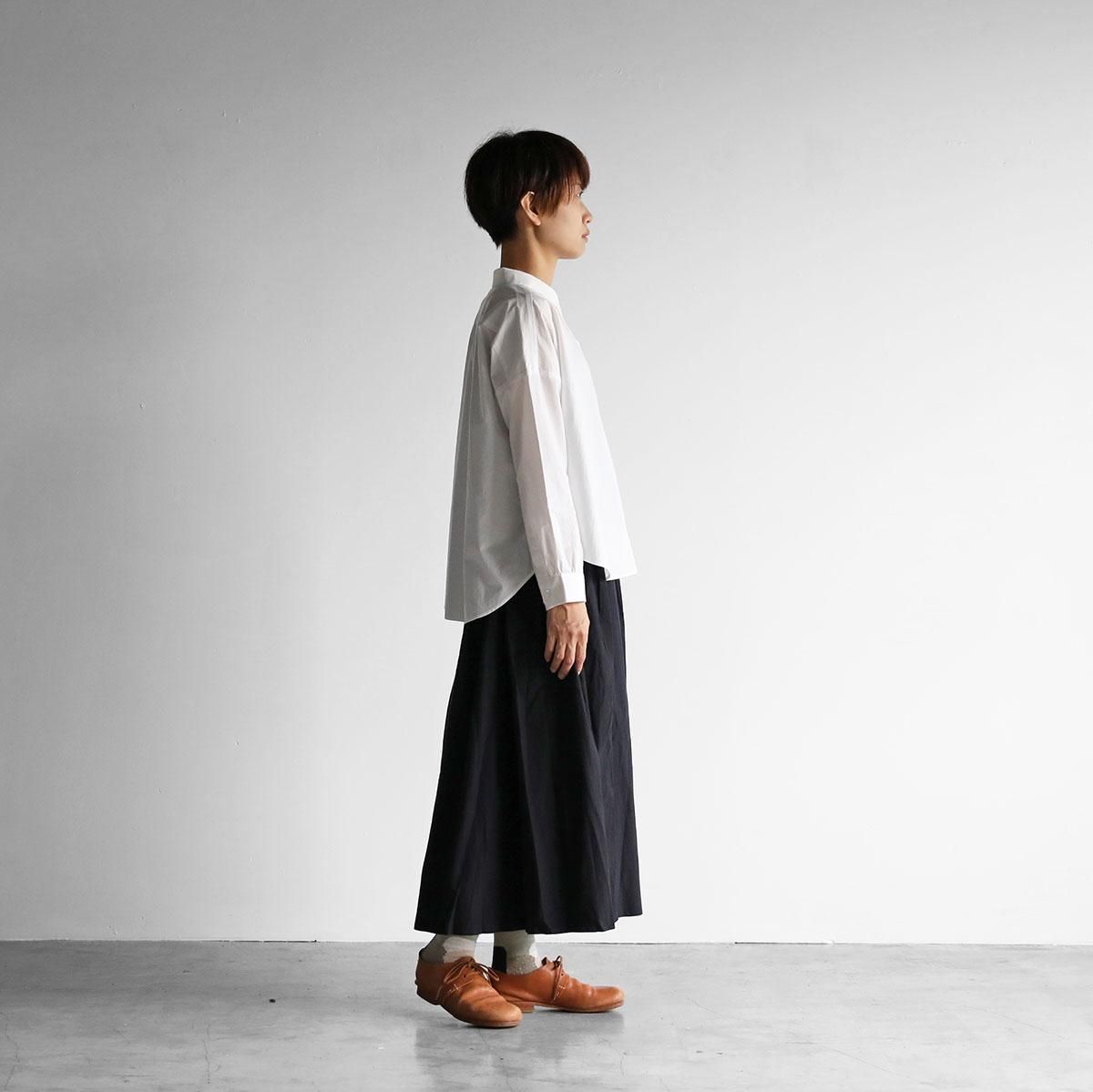 HUIS ハウス 遠州織物☆コットンリネンワイドブラウス☆手洗い可☆美品です HUIS ハウス オーガニックコットンワイドブラウス 白 レディース