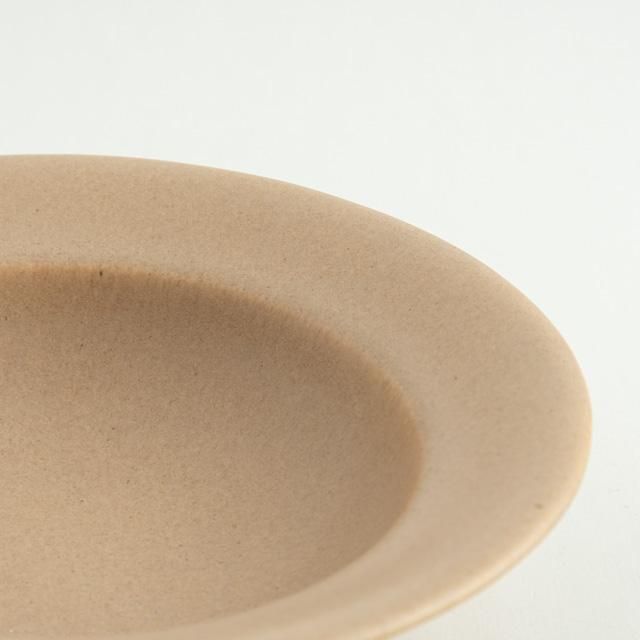 Awabi ware アワビウェア リムスープ皿S ベージュ 中鉢|陶器 Awabi ware アワビウェア リムスープ皿S ベージュ 中鉢|陶器