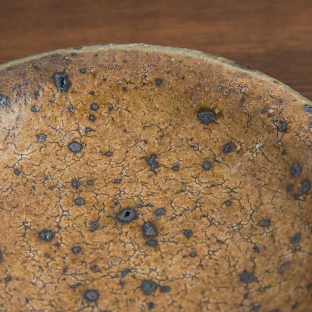 稲吉善光 笠間 鉄釉四寸皿｜通販 うつわ 器 オンライン ｜FRANK暮らし