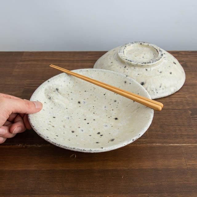 1419  清水焼　嘉豊　扇型大皿　46cm 京焼・清水焼 磁彩宝紋（じさいたからもん）｜京焼・清水焼 陶器