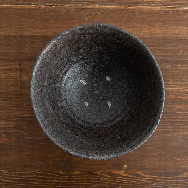 稲吉善光 笠間 山砂黒釉めん鉢｜通販 うつわ 器 オンライン
