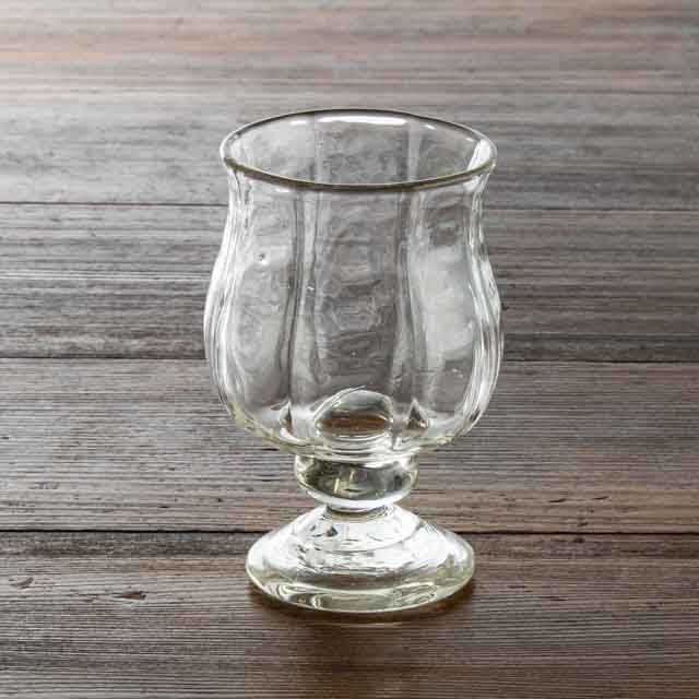 安土草多 吹きガラス ワイングラス 01 AZ-G15-01