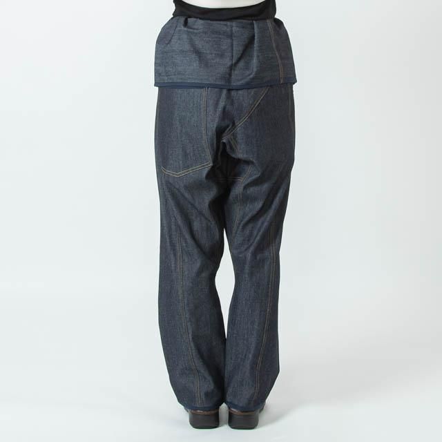 Stackin フィッシャーマンパンツ デニム フリーサイズ ユニ
