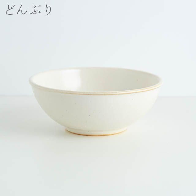 Awabi ware どんぶり 白磁色