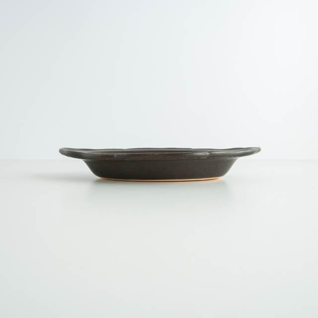 Awabi ware 耐熱グラタン皿M 黒マット｜アワビウェア 通販