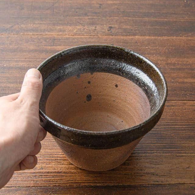中ノ畑窯 佐藤央巳・友美 植木鉢 08 五寸｜大阪 高槻 通販