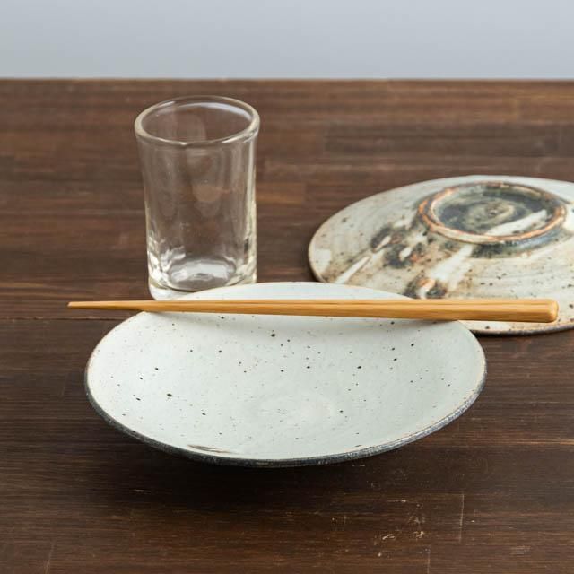 十河隆史 岡山 粉引 六寸ろくろ平皿｜販売 オンライン 通販