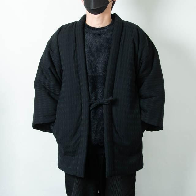 宮田織物 綿入れはんてん 白鷹袢天 黒｜オンラインストア 取扱店舗