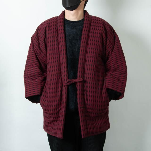 宮田織物 綿入れはんてん 白鷹袢天 赤｜オンラインストア 取扱店舗