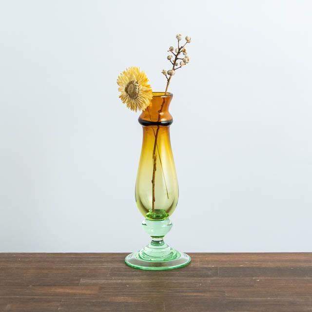 村松学　双耳花瓶　カンナカガラス　舩木倭帆 村松学 双耳花瓶 カンナカガラス 舩木倭帆